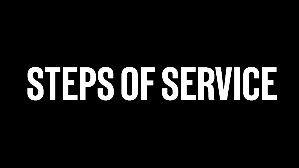 Title Card - Steps of SErvice